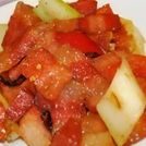 回锅肉片 Sauteed Sliced Pork w/ Pepper & Chilli