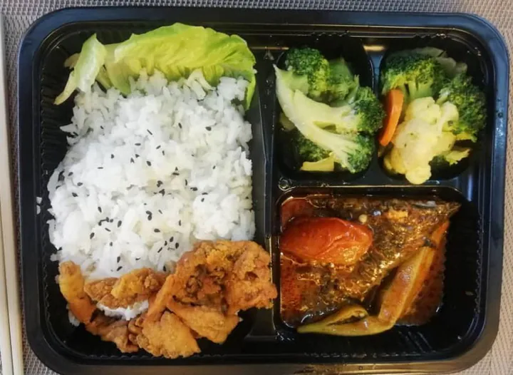 Vegetarian Indian Curry Fish Rice