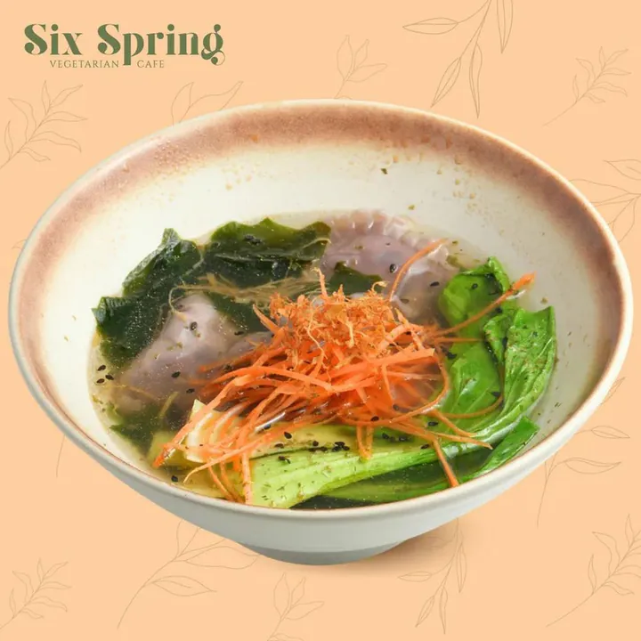 Handmade Dumpling & Inari Soup
