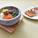 Zesty Oyster Mushroom Stone Pot 5-Grain Rice 酱烧杏鲍菇石锅五谷饭