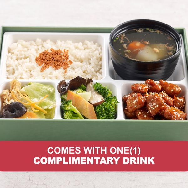Sweet & Sour Soya Nugget Bento Set 酸甜大豆便当