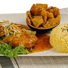 Thai-style Chicken Chop Rice 泰式鸡扒饭