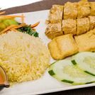 Vegetarian Chicken Rice 素鸡饭