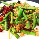 Stir Fry French Beans W Dried Chilli 干扁四季豆