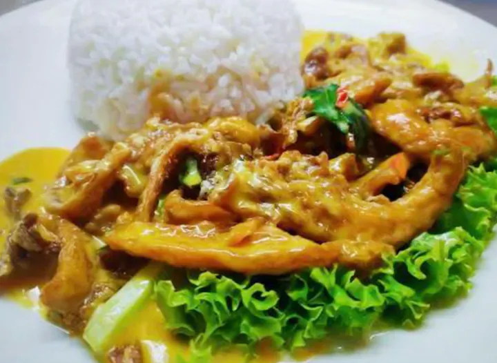 A1. Creamy Oyster Mushroom Rice