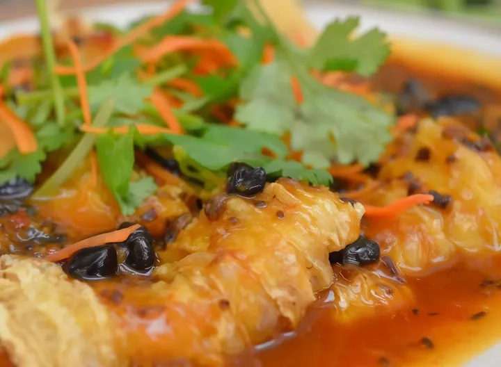 112. Bean Curd Sheet with Fermented Beans 豉汁豆包