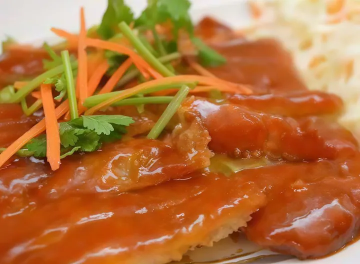 104. Vegetable Crispy Duck 脆皮烧鸭