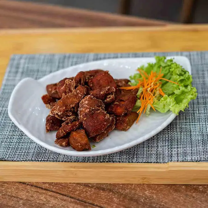 Fried Vegetables Pork Belly