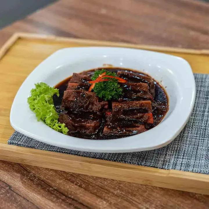 Vegan Braised Pork Belly with Yam