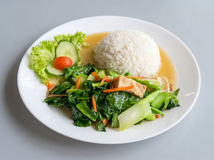 R04. Fried Kale Rice