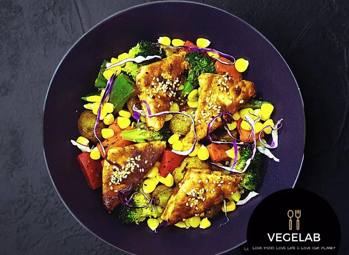 VEGAN Grilled Vege & BBQ Tofu