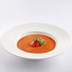 Freshly Roasted Tomato Basil Soup