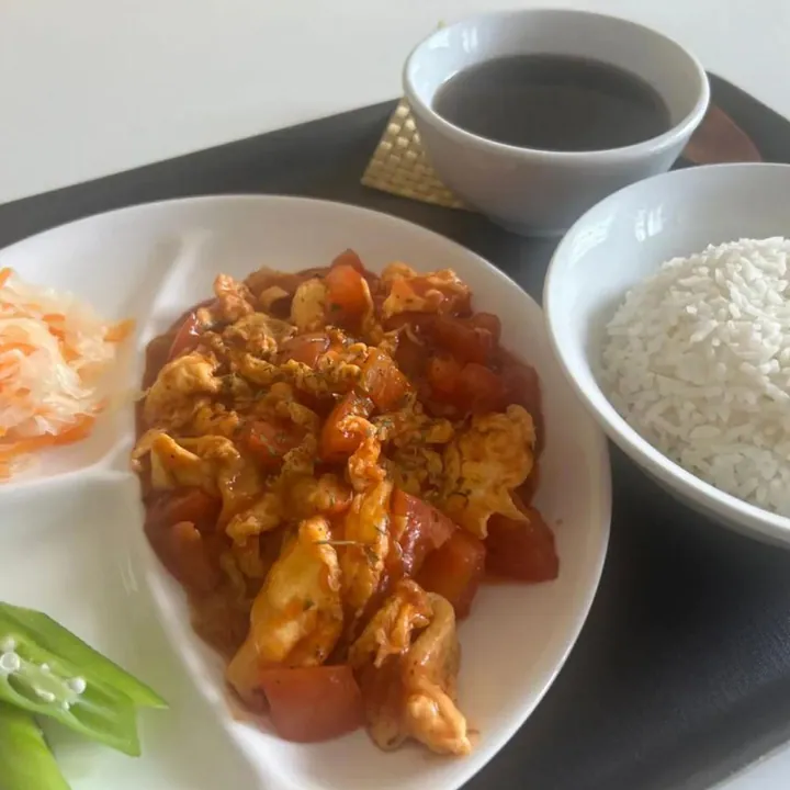Tomato Egg Rice Set