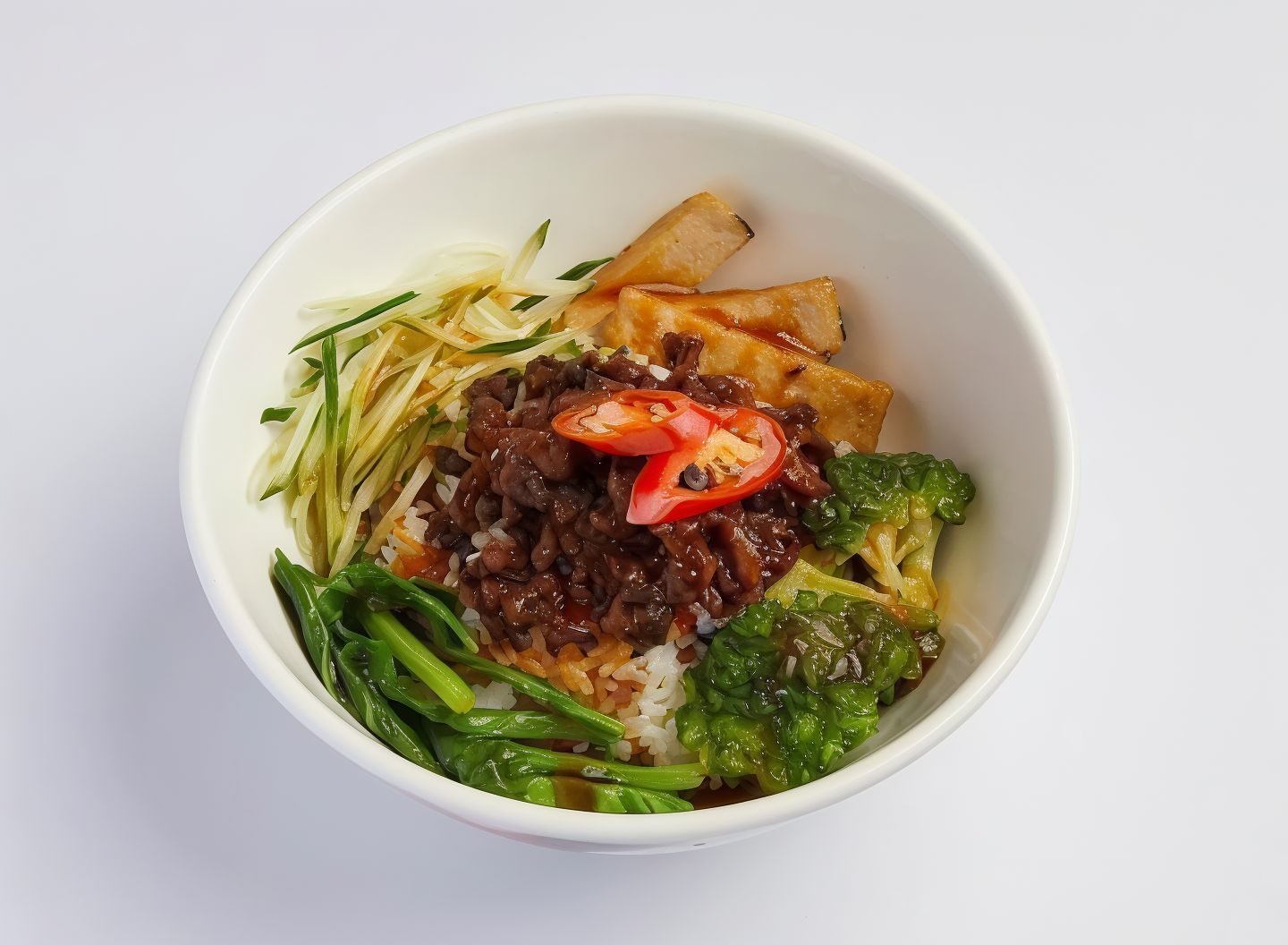 Minced Meat Rice 肉脞饭