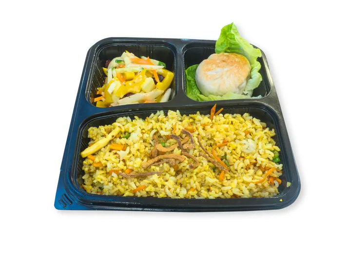 Turmeric With Sambal Fried Rice Bento