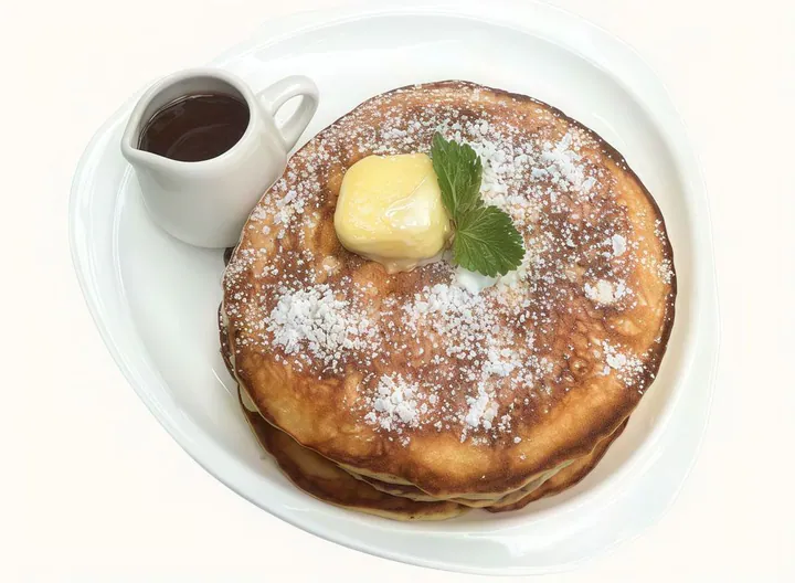 Blueberries Buttermilk Pancakes (Vegetarian)